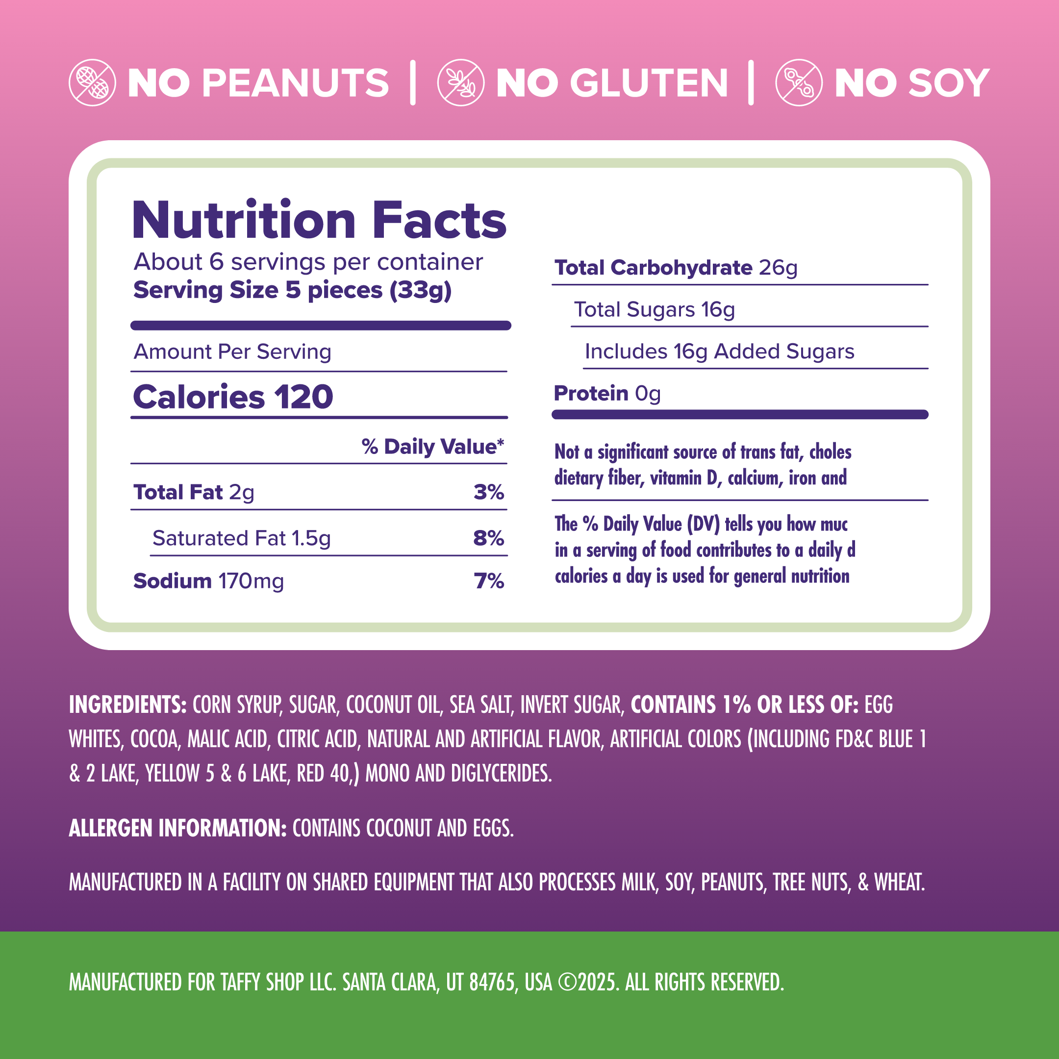 Taffy Shop - Wholesale Taffy - Las Vegas Taffy Bag4