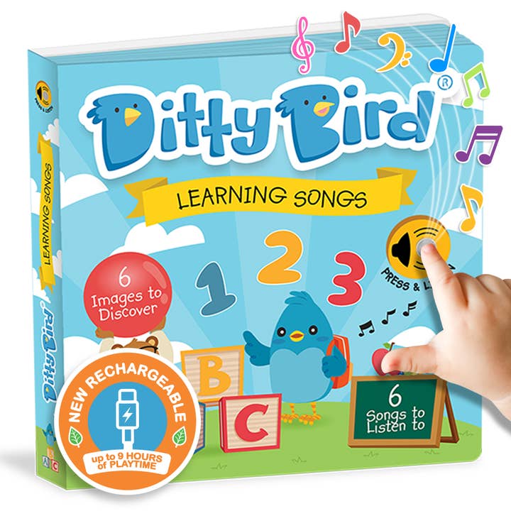 Ditty Bird Baby Sound Book: ABC Learning BESTSELLER USB-C for wholesale by Ditty Bird