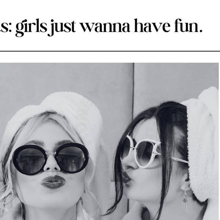 Honey Coast Print Co. - Wholesale Art Print - Girls Girls Girls Newspaper Headline Wall Art Prints