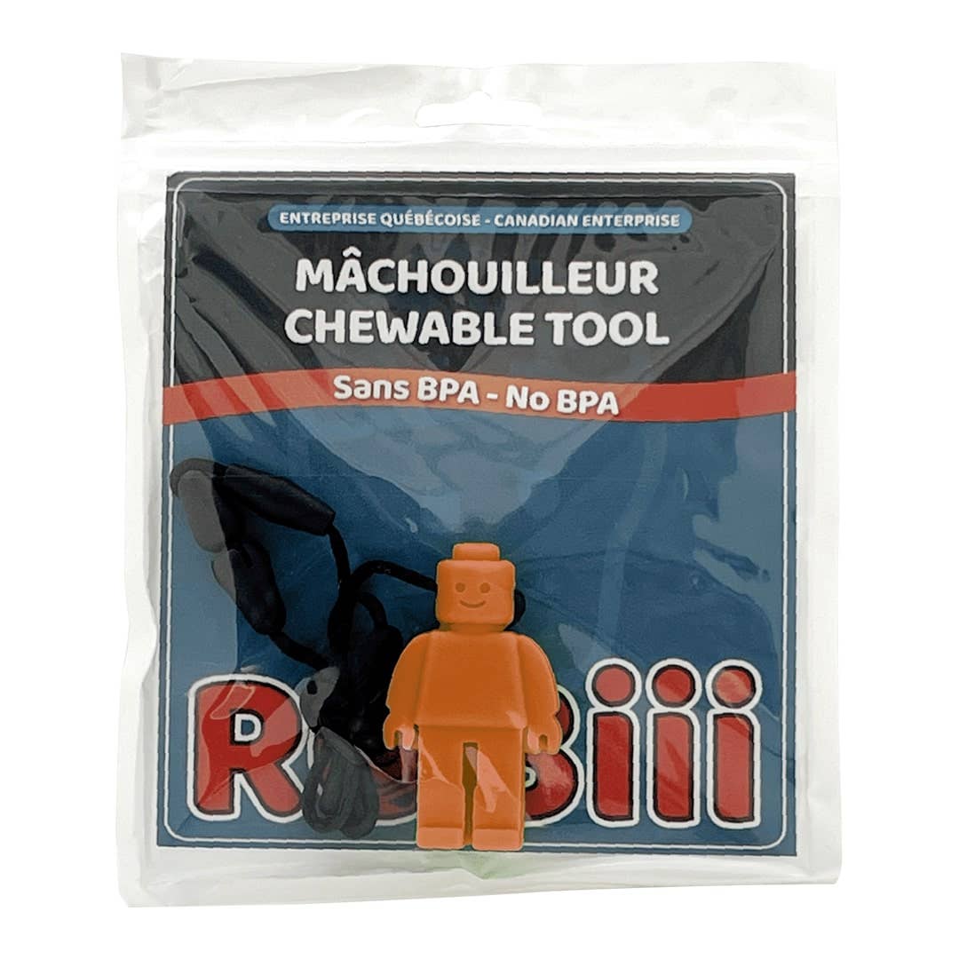 Robiii - Vendita all'ingrosso Cubo da dentizione - Neonati - Giocattolo sensoriale Chewable Brick Character - Giocattolo masticabile2