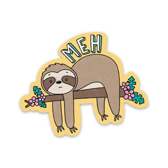 Big Moods - Wholesale Sticker - Meh Sticker - Sloth1