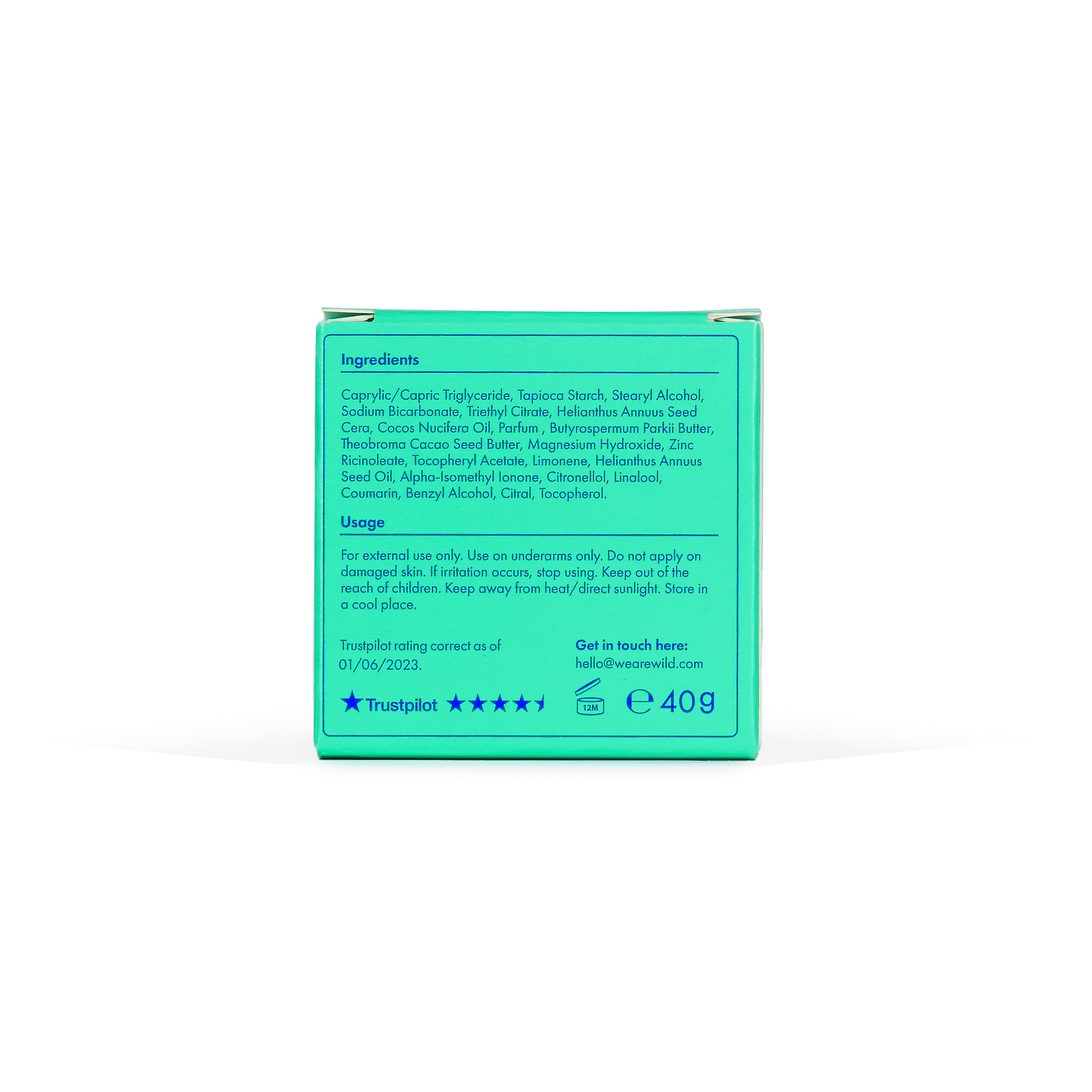 Wild - Wholesale Deodorant - Men's - Wild Men's Mint & Aloe Vera Deo Refill (8 Pack)6