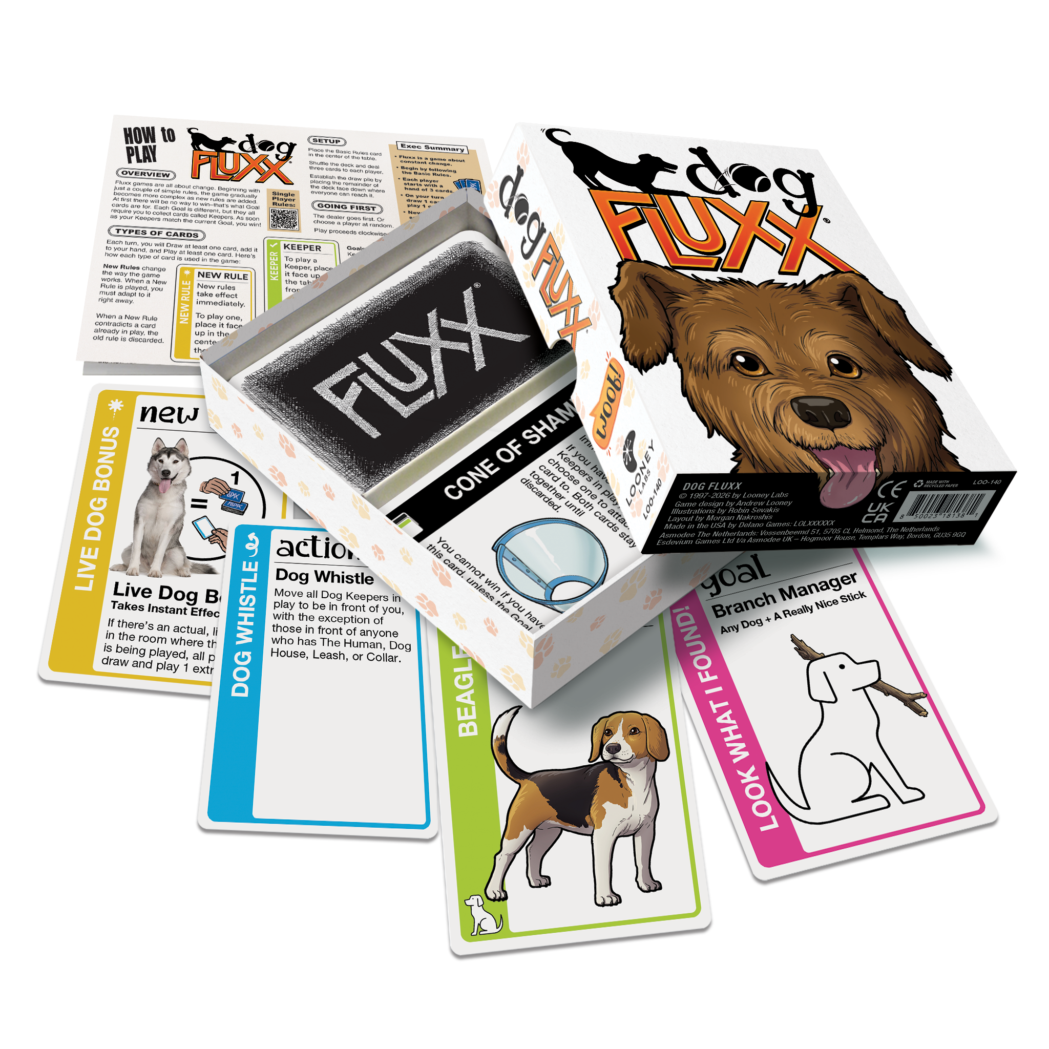 Looney Labs - Wholesale Card Game - Dog Fluxx1