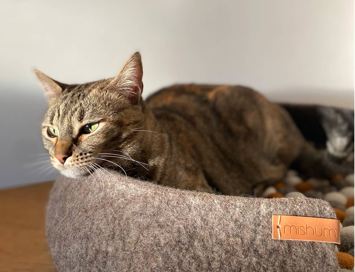 Mishum - Wholesale Pet Bed - Cat/Dog - Pet Bed Basket Felt Wool13