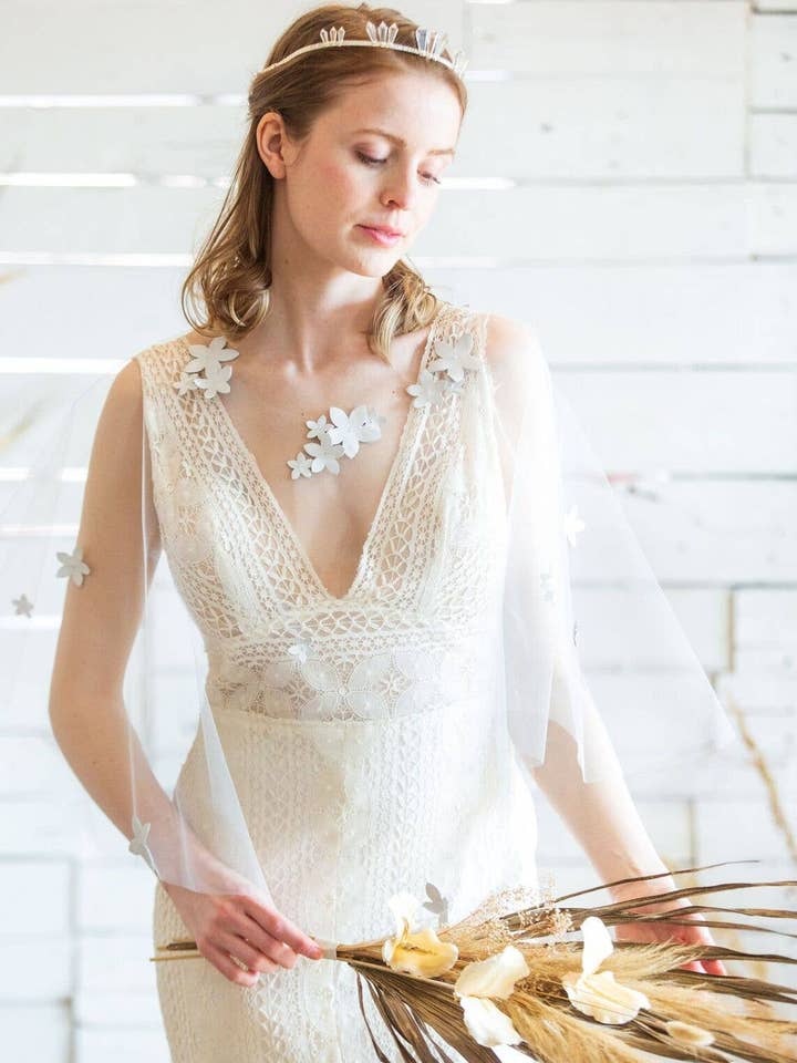 Ona Waist Length Circle Cape for wholesale by Alyson Nicole