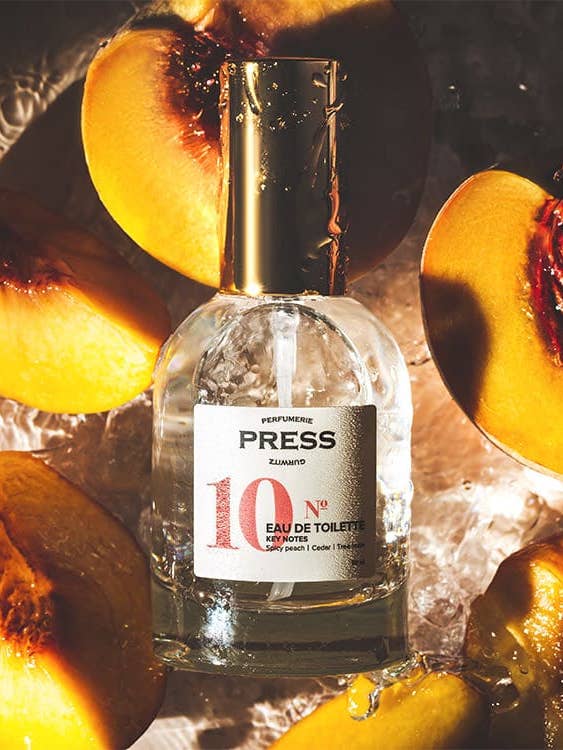 Eau de toilette № 10 1.69 fl oz Spicy peach,Cedar,Tree Resin for wholesale by Press Gurwitz Perfumerie