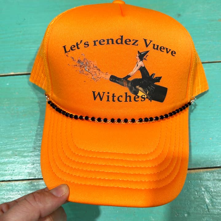 Vibes Hat Company - Wholesale Trucker Hat - Women's - Lets Rendez Vueve Witches Trucker | Spooky Caps | Halloween