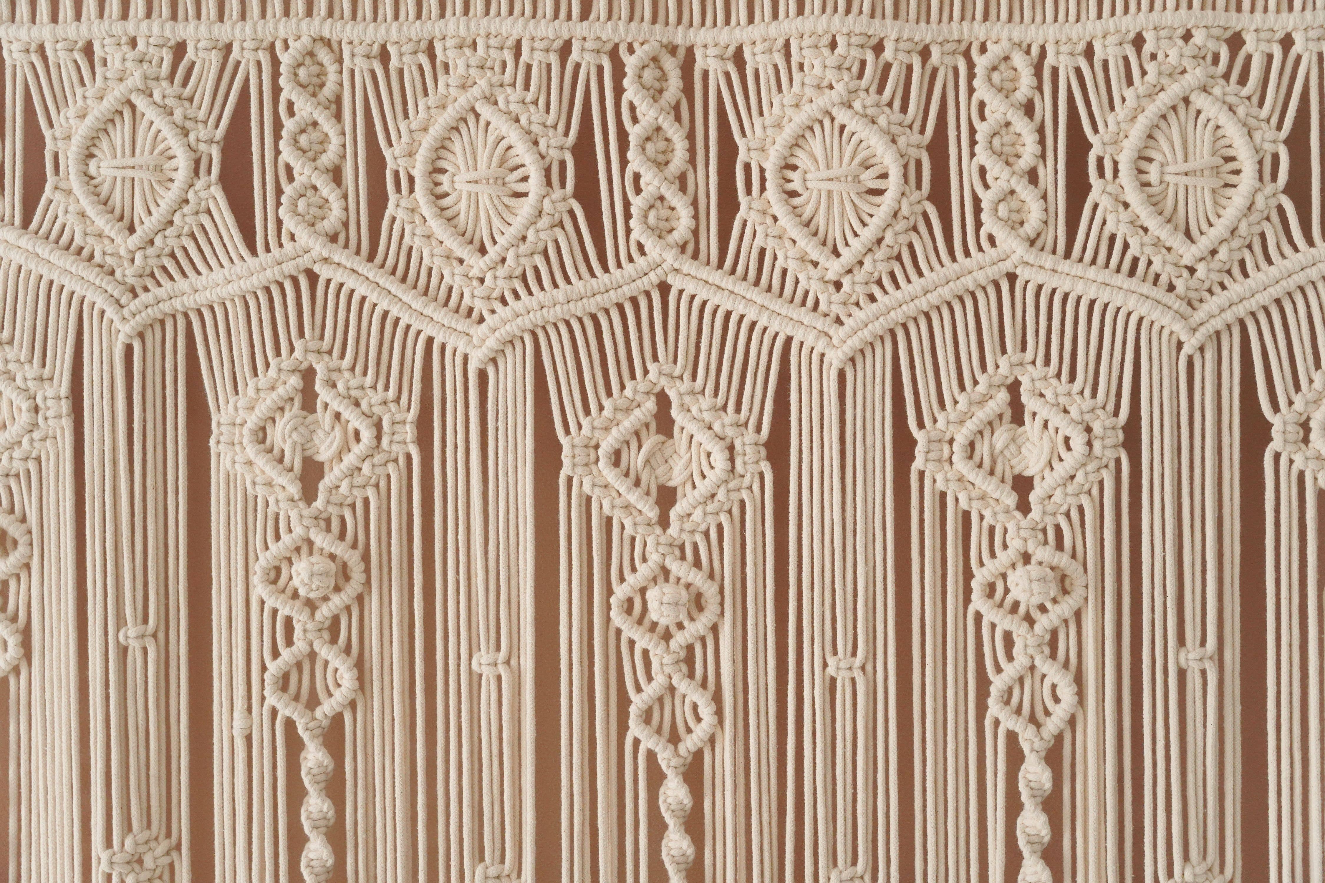 HeartCrafted - Wholesale Curtain - Large Macrame Curtain C266