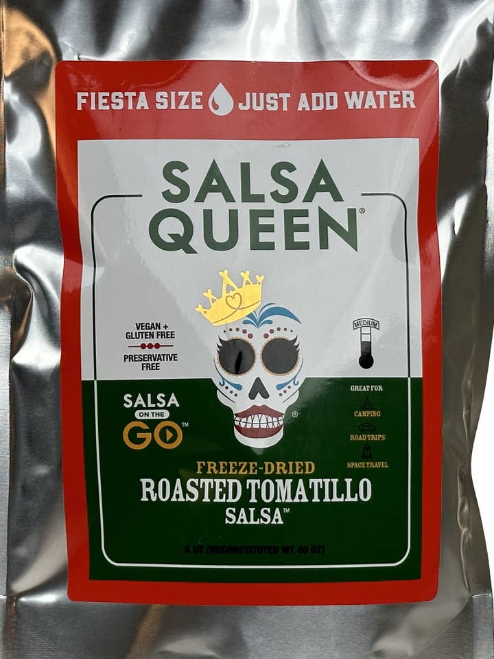 Tomatille rôtie lyophilisée de taille Fiesta 8 oz pour la vente par Salsa Queen