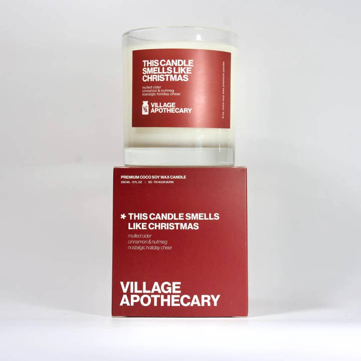 "This Candle Smells Like Christmas" | Clean Holiday Candle for wholesale by Village Apothecary Candle Co.