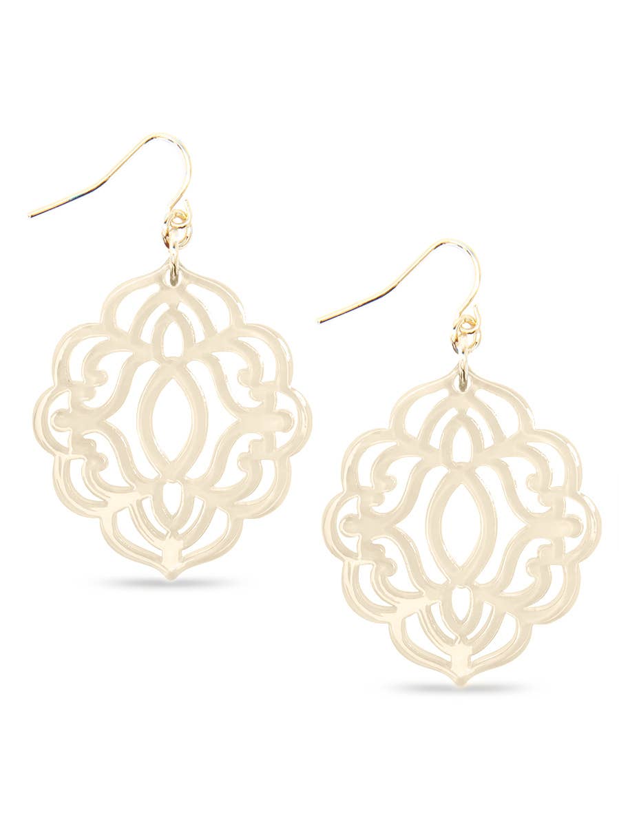 ZENZII Jewelry – Engroshandel Hængeøreringe og creoløreringe – Barok Resin Drop Øreringe5