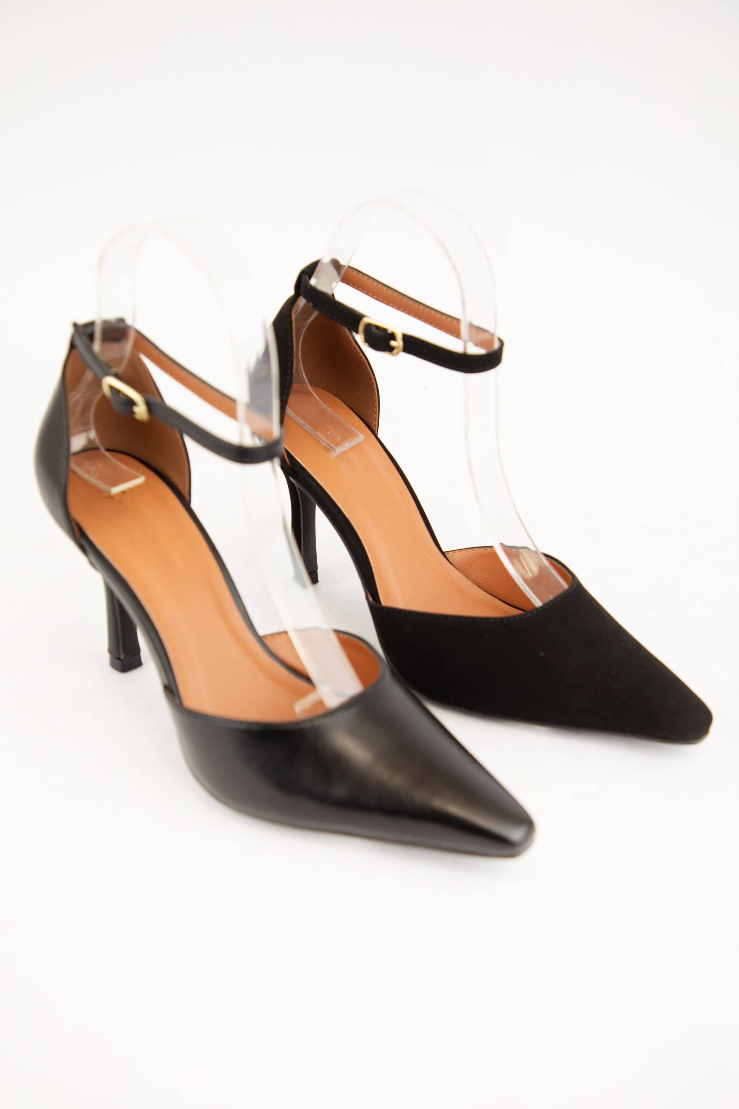 CCOCCI - Wholesale Low Heels - Women's - NOLITA-2 MID HEIGHT POINTED TOE HEEL WITH SLEEK ANKLE STRAP4