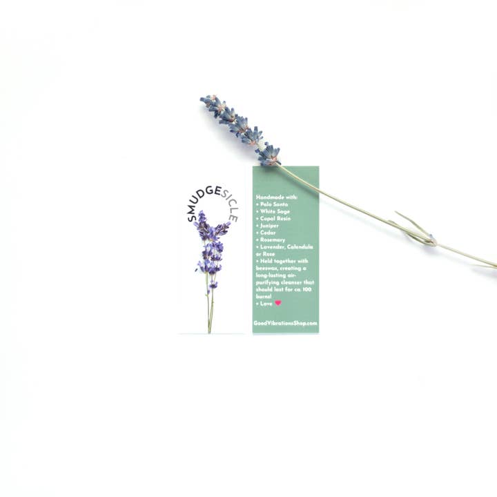 Good Vibrations Shop - Wholesale Smudge stick - Smudgesicle • Cleansing Wand⎮Lavender3
