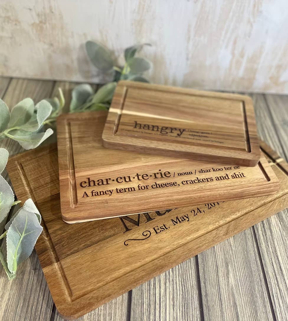 The Lantern Boutique - Wholesale Cutting Board - Acacia wood serving boards