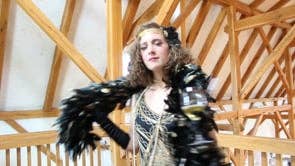 Zucker Feather Products - Wholesale Fashion Headband - Women's - Elegant Feather Headband w/Rhinestone Accent1