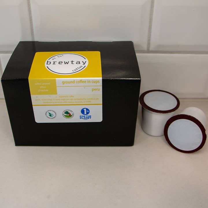 Peru Single Origin Coffee K-Cups for wholesale by Brewtay Coffee