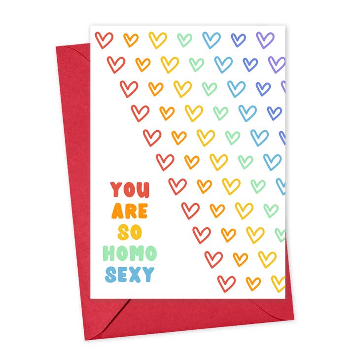 R is for Robo - Wholesale Valentine's Day Card - LGBTQ Valentines Day Cards Gay Pride Funny Anniversary Cards