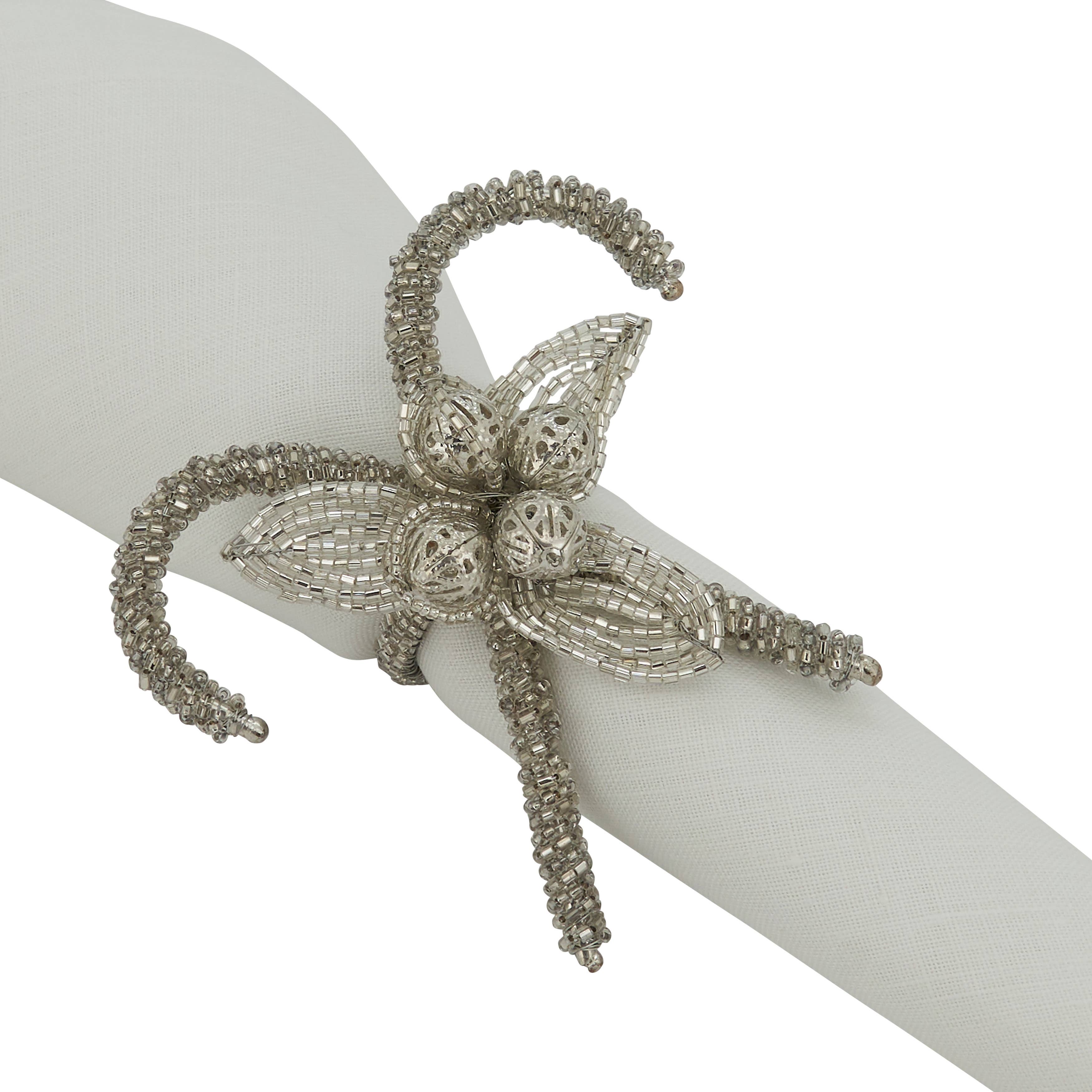 Saro Lifestyle - Wholesale Napkin Ring - Candy Cane Napkin Ring8