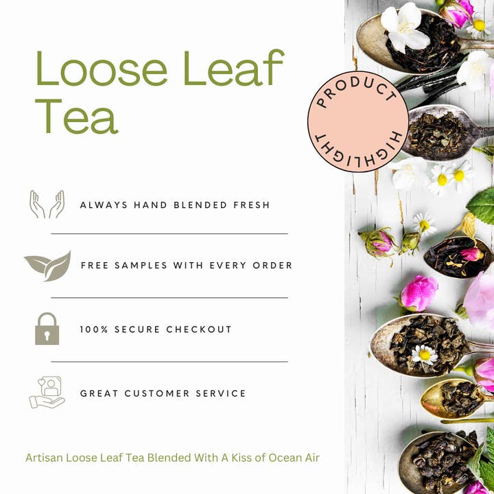 Beach House Teas - Wholesale Loose tea - Arctic Surf Artisan Loose Leaf Tea2