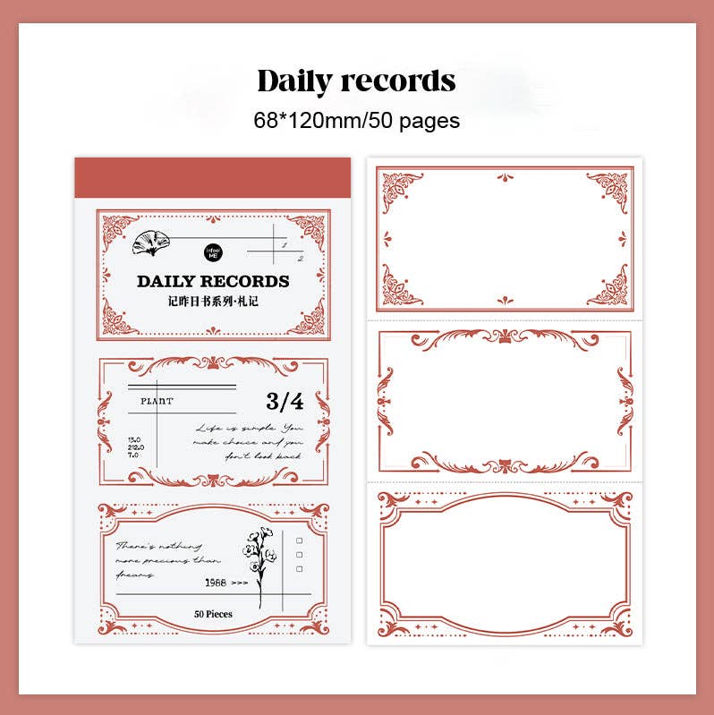 Hello Claws Limited – wholesale Notepad – Paper More | Vintage Style Notepad1