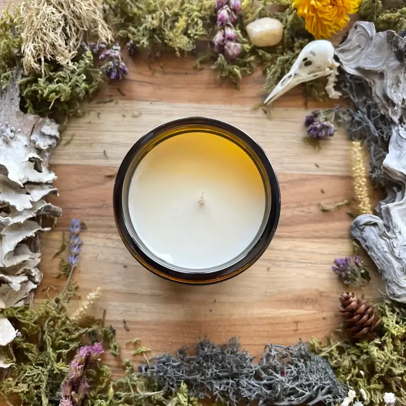 Moonstone and Myth - Wholesale Jar/Filled Candle - Siren Song, 100% soy wax scented candle2