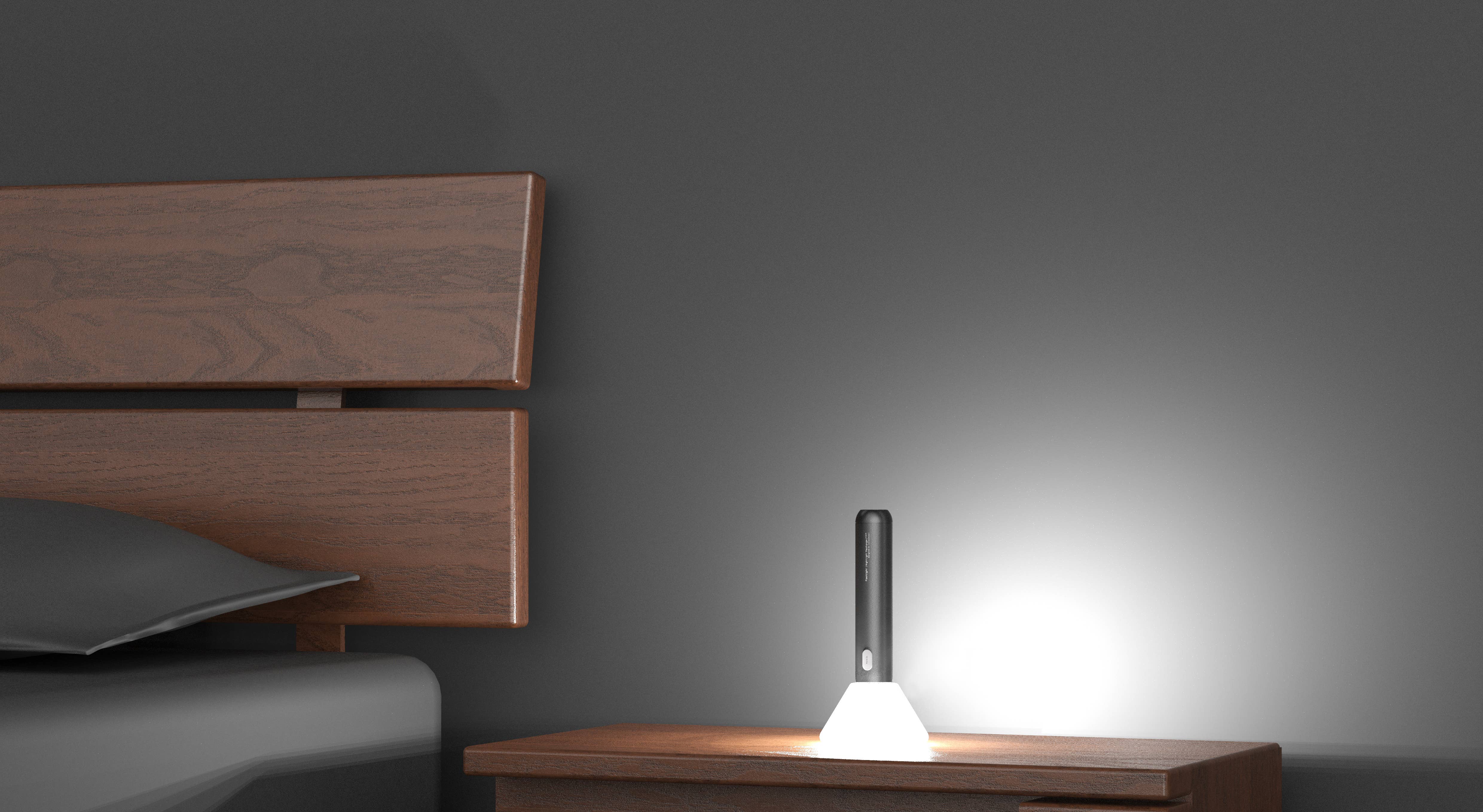 black FlashLight Rechargeable with Clip - Best for Dorm, Decor for wholesale on Faire5