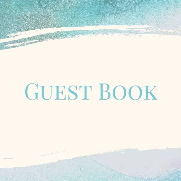 Books by splitShops - Wholesale Guest Book - Guest Book for vacation home (hardcover) - Hardcover