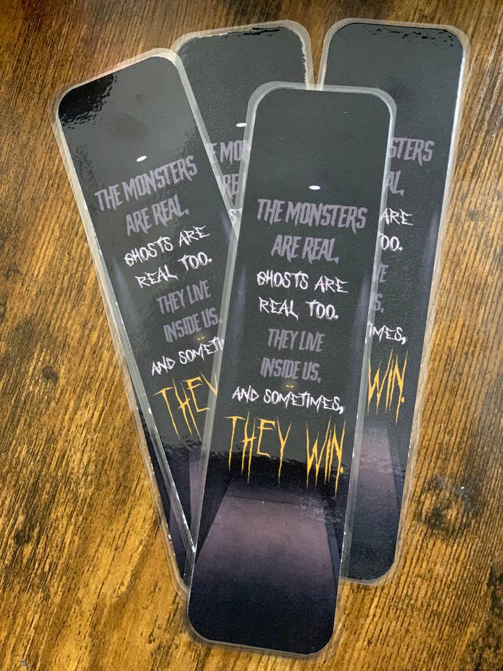 8 x 2 marque-pages pour fans d'horreur pour la vente par Messterpieces