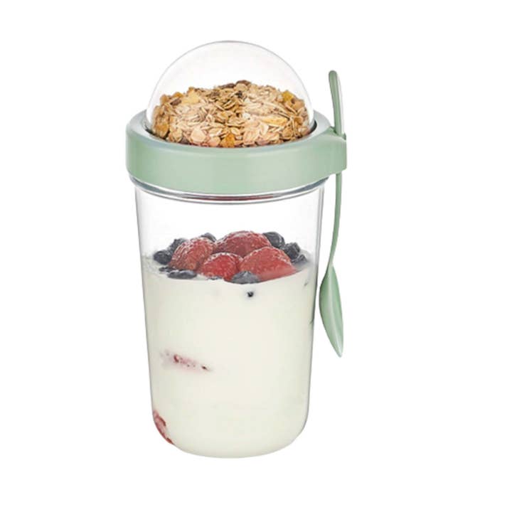 Hakan - Wholesale Food Storage Container - Cereal On the Go Cup, Meal Prep Container, 15 oz