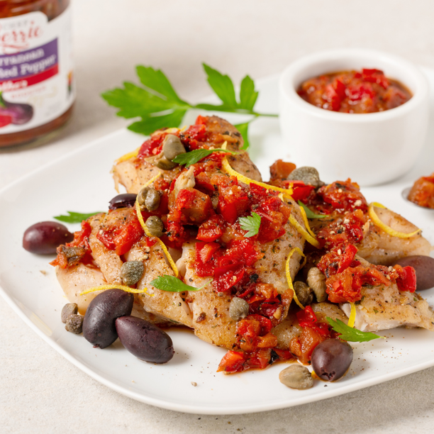 Chef Gerrie LLC - Wholesale Sauce - Mediterranean Roasted Red Pepper, 9 oz. Jar3