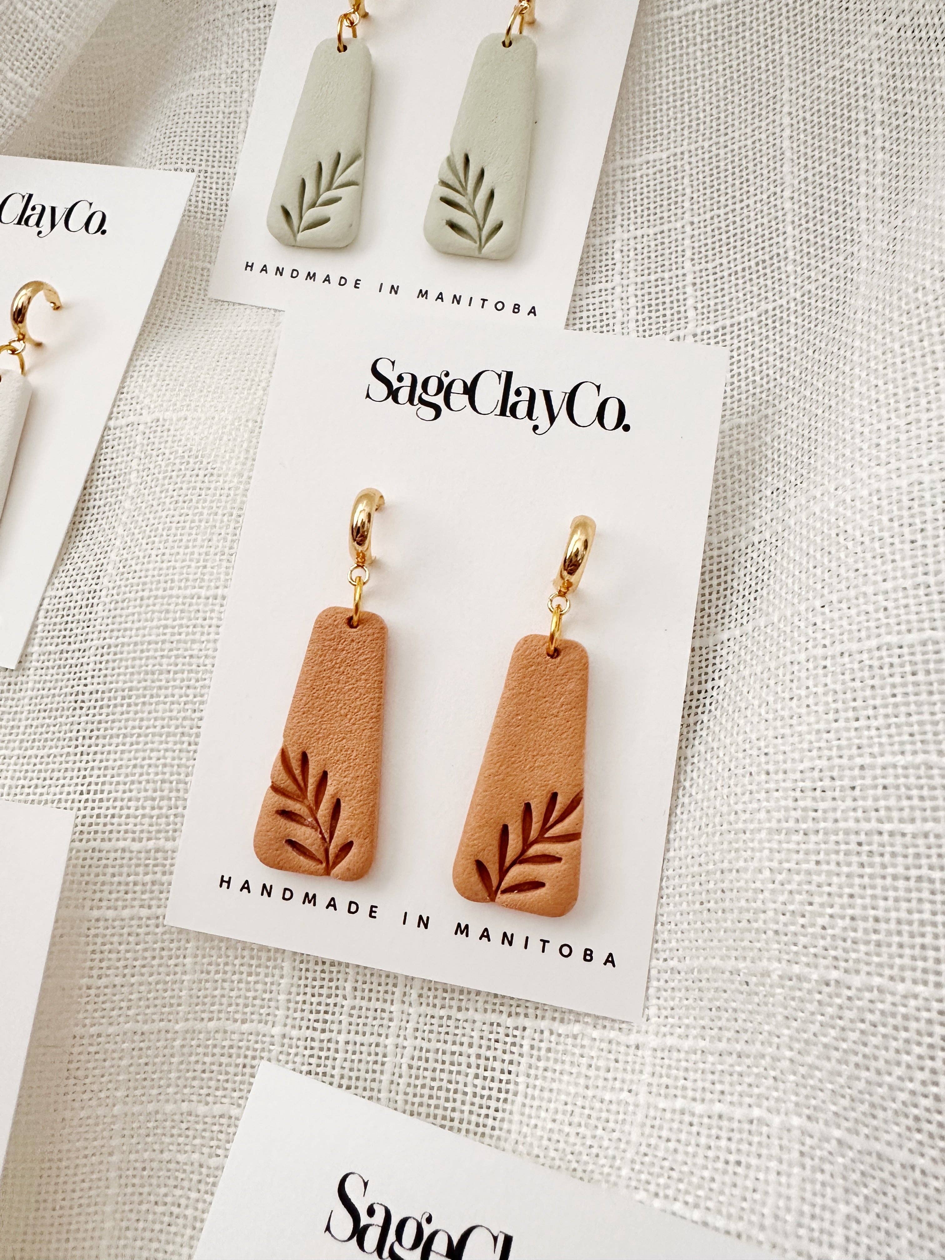 SageClayCo - Wholesale Dangle Earrings - Dawn | Handmade Polymer Clay Earrings2