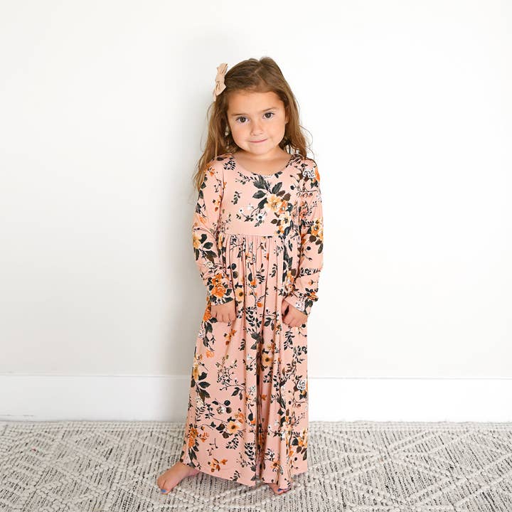 Gigi and Max - Vendita all'ingrosso Tutina - Neonati - Flora Rosa Chiaro TUTA A GAMBA LARGA Bambù Floreale Abbigliamento per Bambini7