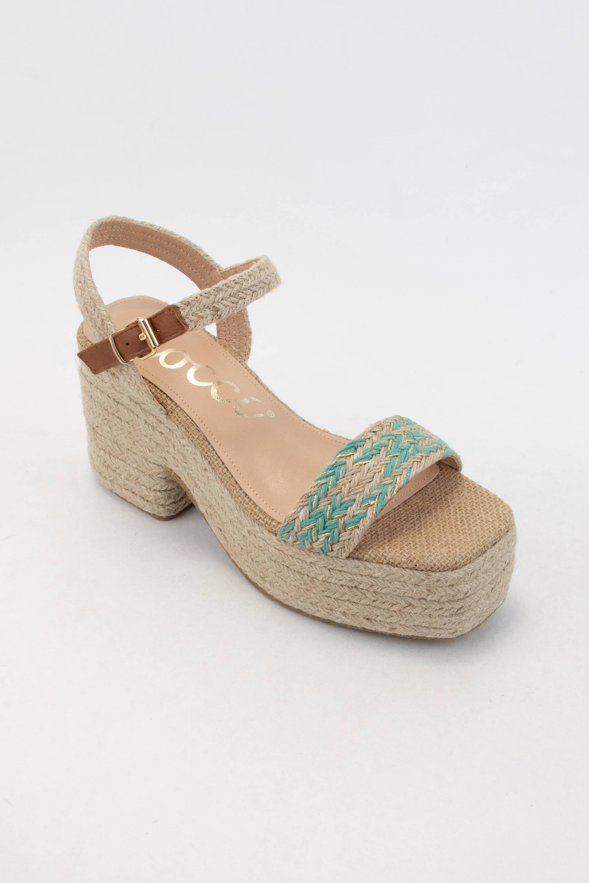 CCOCCI - Vendita all'ingrosso Scarpe con plateau - Donna - SANDALI RIMA ESPADRILLES WRAPPED CHUNKY CON TACCO PLATEAU11