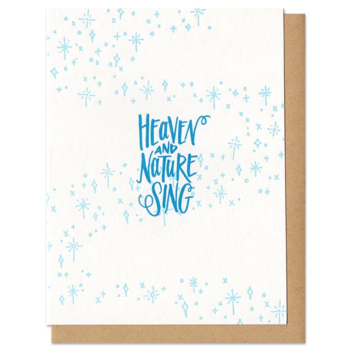 Himlen och naturen sjunger hälsningskort för wholesale av Frog & Toad Press