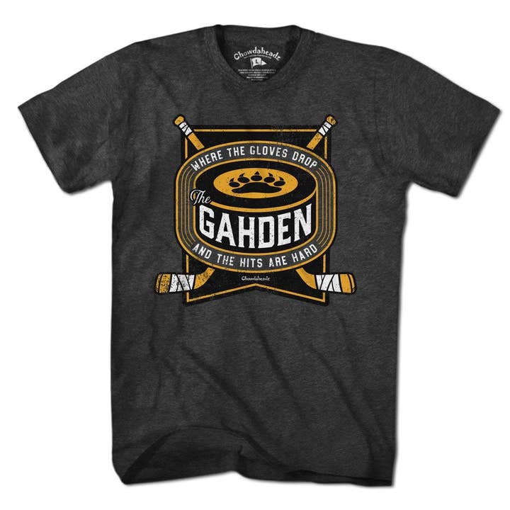 The Gahden Drop & Hard Hockey T-Shirt for wholesale by Chowdaheadz