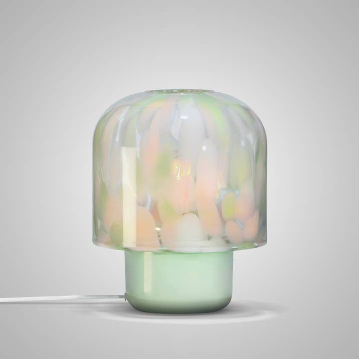 NIU Table Lamp | Green for wholesale by Glasscor | Hand∙Blown Glass