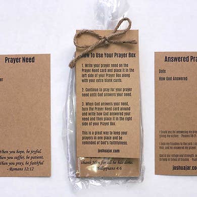 Joshua Jar - Wholesale Decorative Box - Prayer Box- Farmhouse8