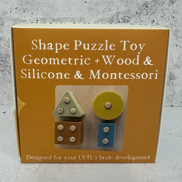 Lytl Store - Wholesale Puzzle - Kids - Shape Puzzle Toy + Geometric + Wood & Silicone + Montessori7