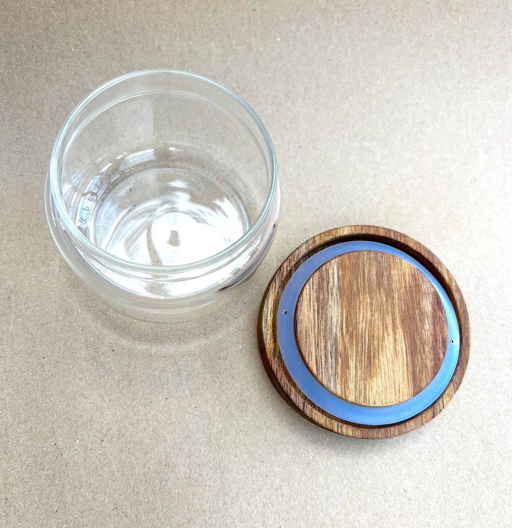 Mrs Green's Eco Store Ltd - Wholesale Jar - Glass Kitchen Pantry & Storage Jars with Acacia Lids5