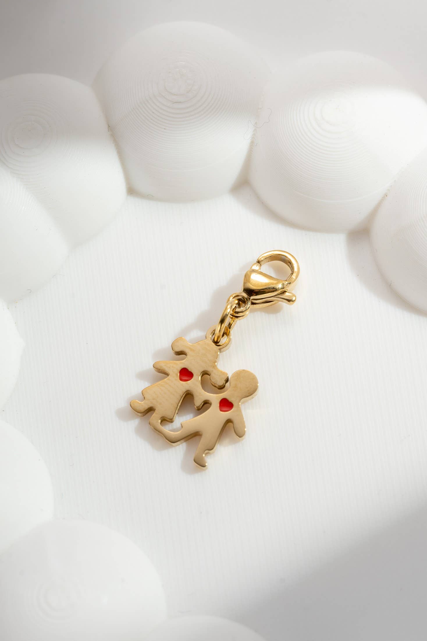 COSMOS - Wholesale Individual Charm/Pendant - Set of 11 gold pendants Assorted Charms in stainless steel8