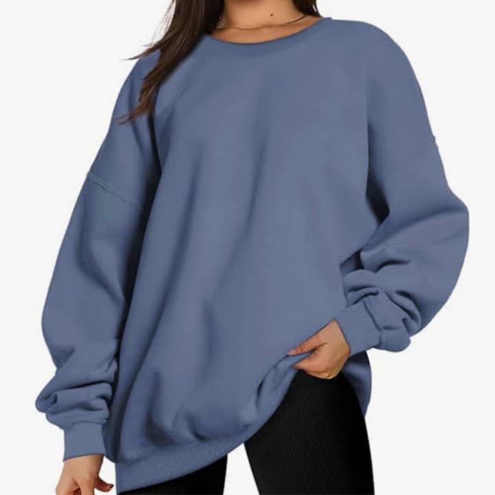 Lily Clothing - Wholesale Sweatshirt - Women's - Basic solid-color long-sleeved pullover hoodie6