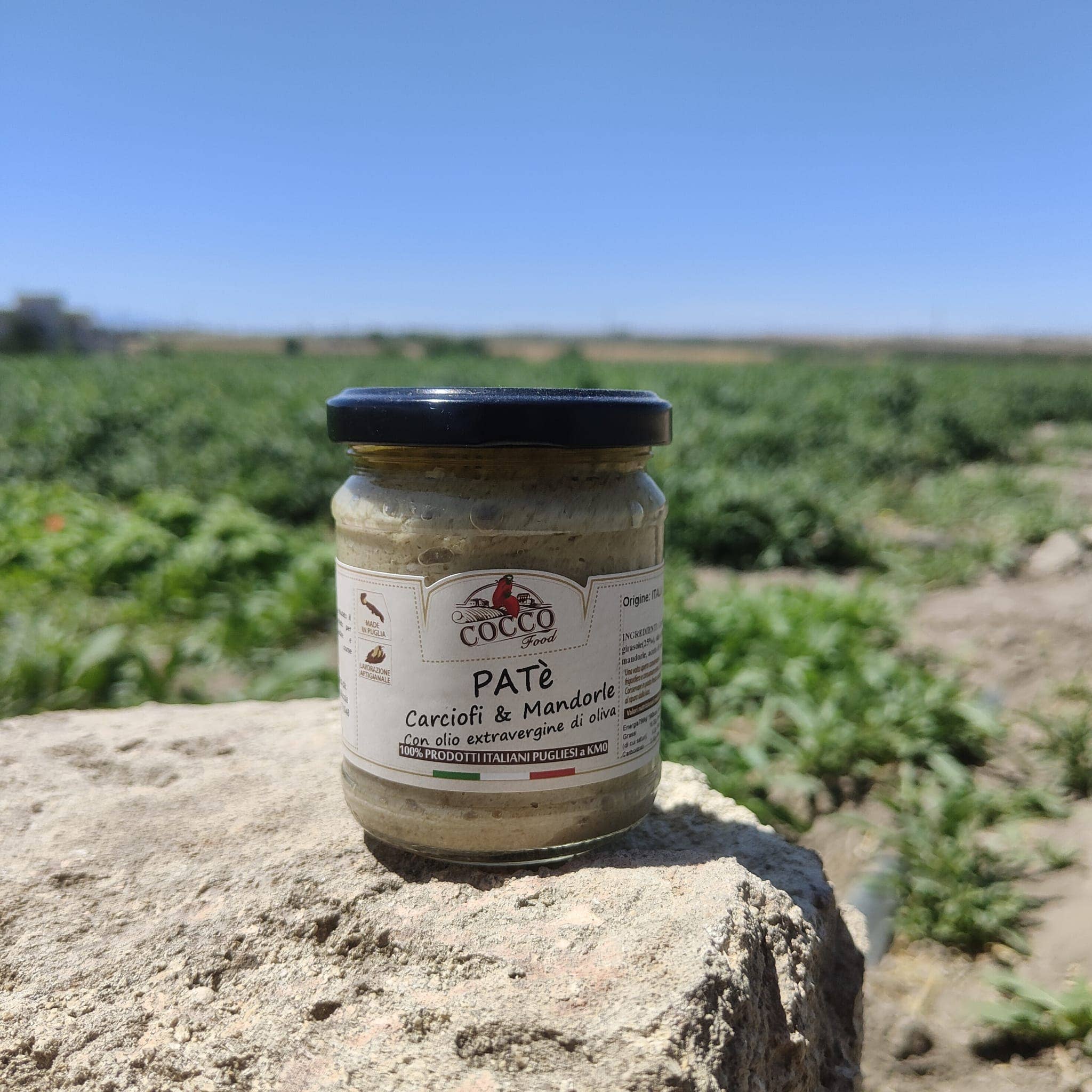 Cocco Food – Engroshandel Tapenade – Kunstichoke- og mandelpålæg fra Italien0