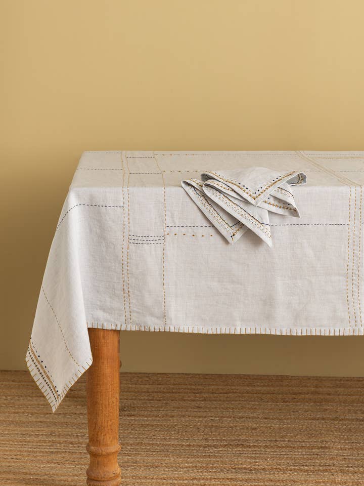 Leinen-Nestle-Tischdecke für den Großhandel von Live Linen