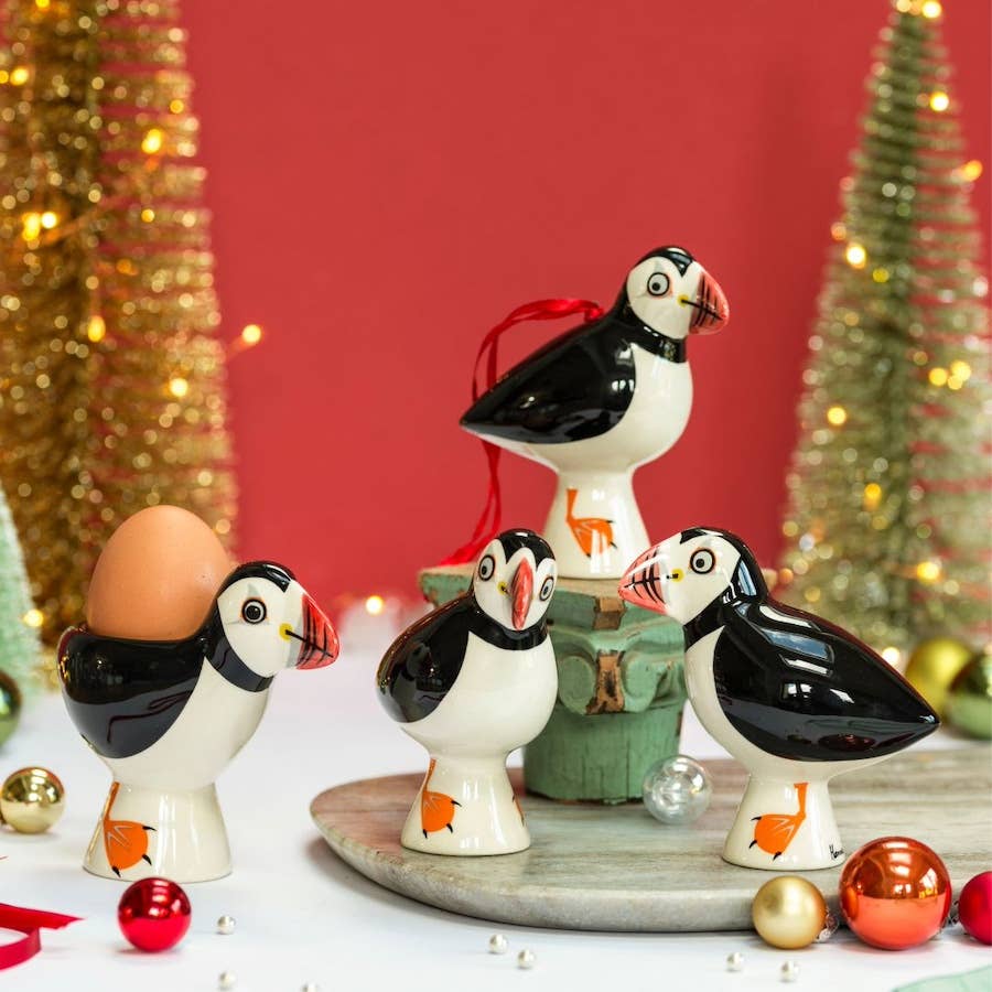 Hannah Turner Ltd - Wholesale Egg Cup/Holder - Puffin Egg Cup1