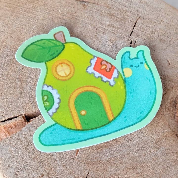 Pegatinas impermeables de caracol pera errante para venta al por mayor de Arcasian