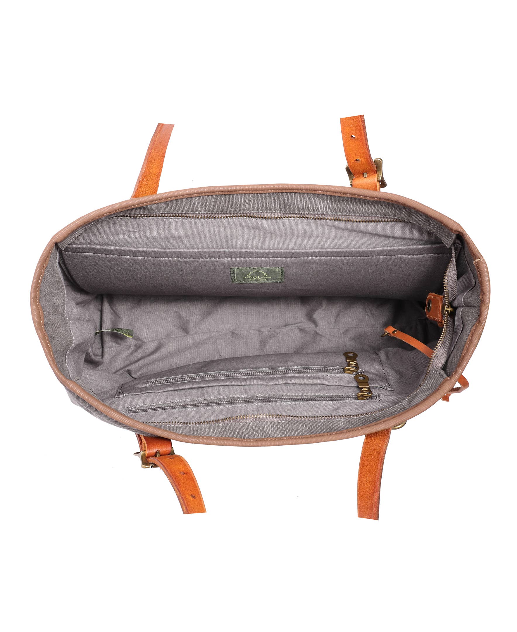 TSD Brand - Wholesale Draagtas - Dames - Redwood Canvas Shopper16