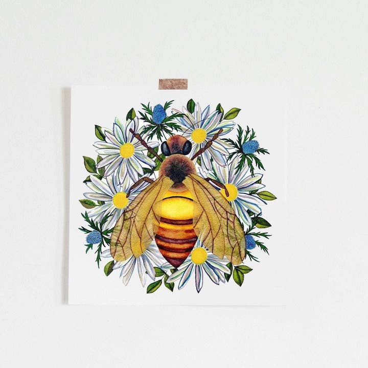 Heimdeko mit Honigbienen-Aufdruck oder Hummel, Geschenk für Imker, Seehaus-Dekoration für den Großhandel von Candace Fincher