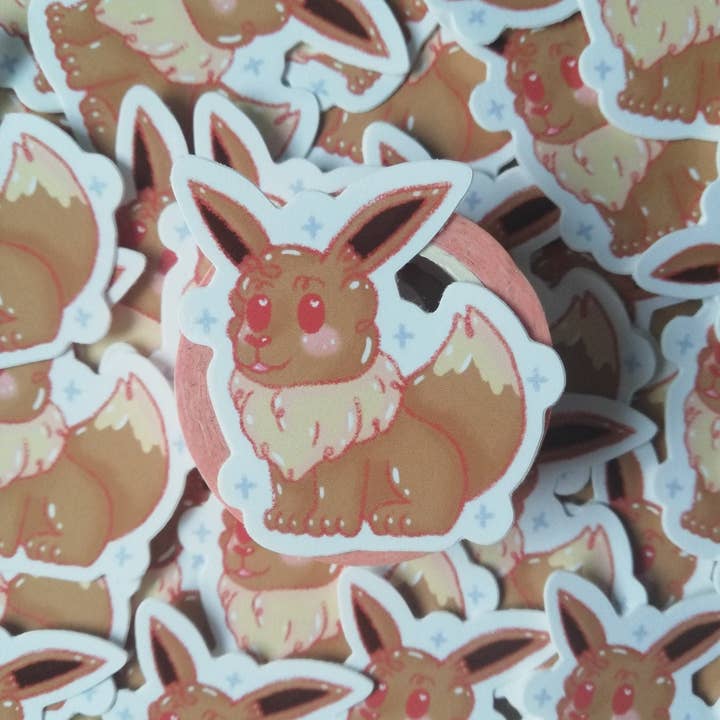 Autocollants Eevee | Autocollants Eeveelution | Autocollants Evoli pour la vente par Skizzenfuchs