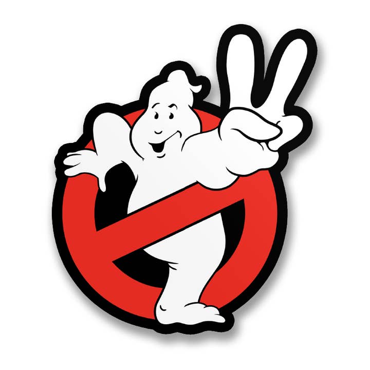 Hybris Production AB – Großhandel Aufkleber – Ghostbusters 2 Logoaufkleber