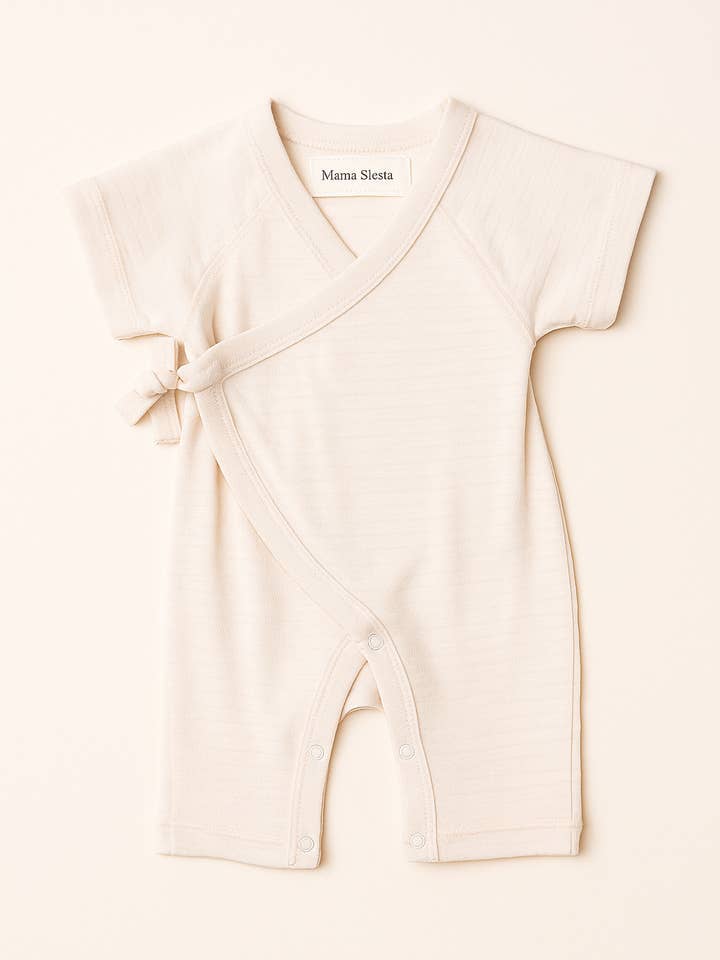 Kimono enroulé biologique pour la vente par Mama Siesta